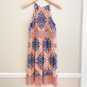 London Times Geometric Dress